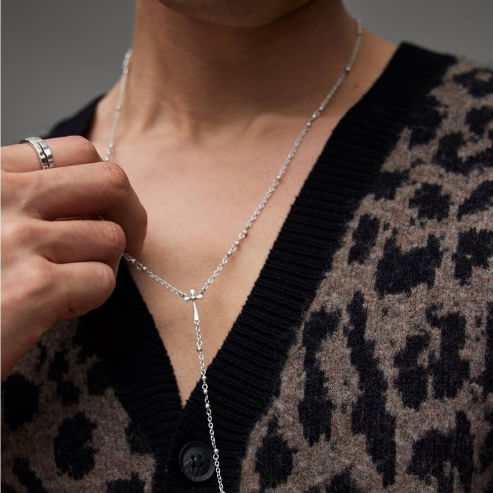 Saif Rosary Sterling Silver Necklace
